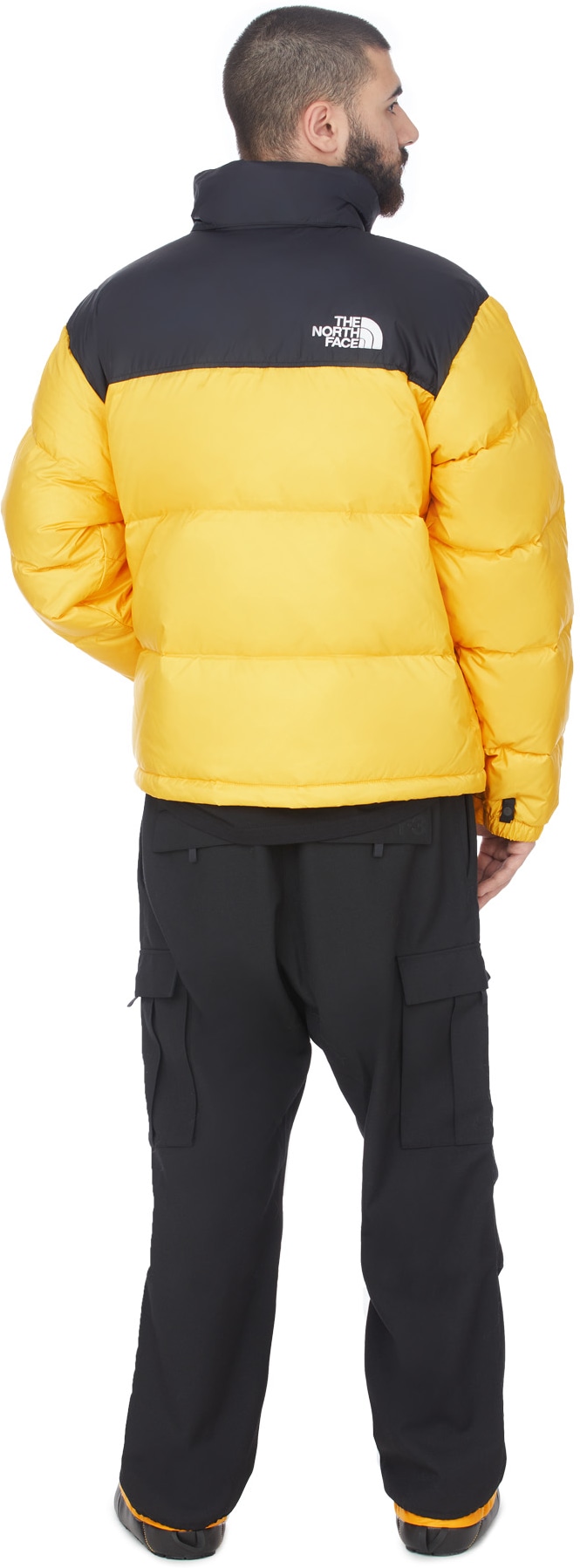 The North Face: Yellow 1996 Retro Nuptse Jacket - 4