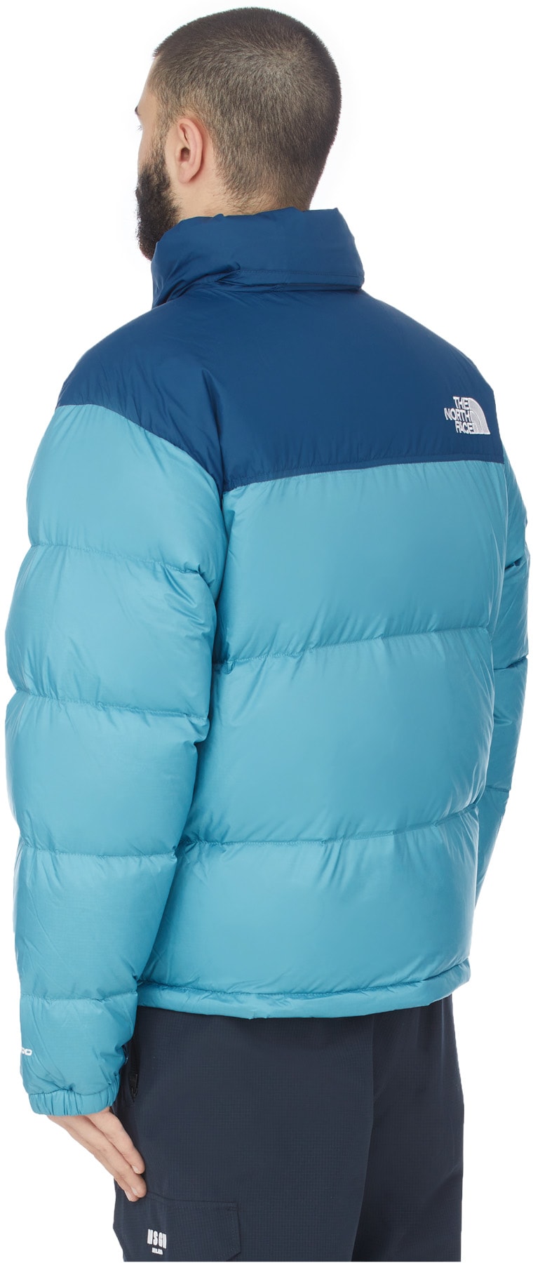 The North Face: Bleu Manteau 1996 Retro Nuptse Bleu - 3