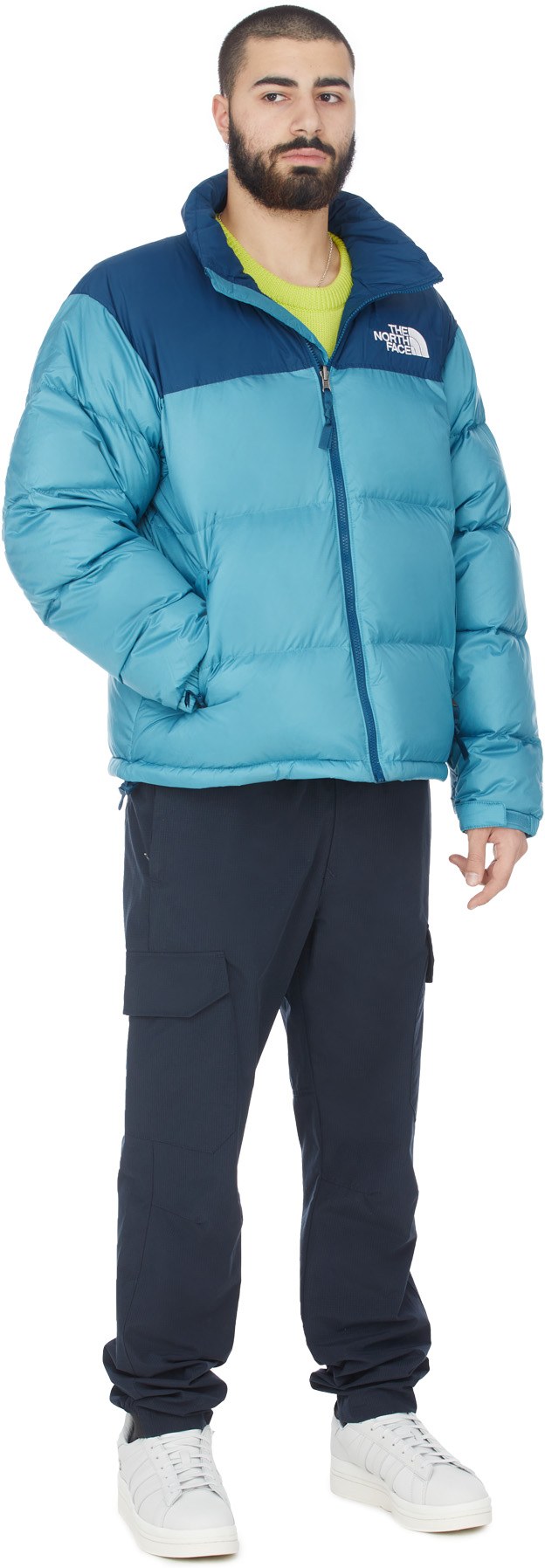 The North Face: Blue 1996 Retro Nuptse Jacket - 4