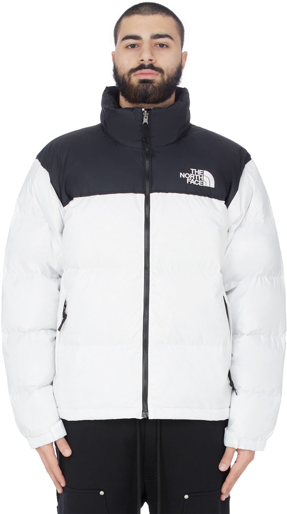 The North Face: White 1996 Retro Nuptse Jacket - 1