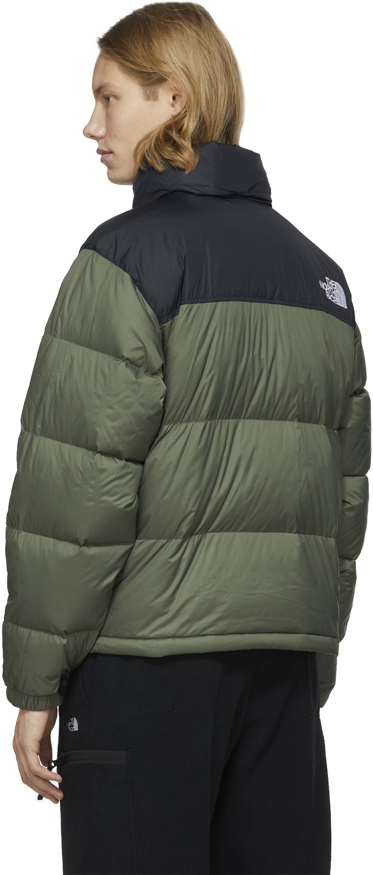 The North Face: Green 1996 Retro Nuptse Jacket - 3