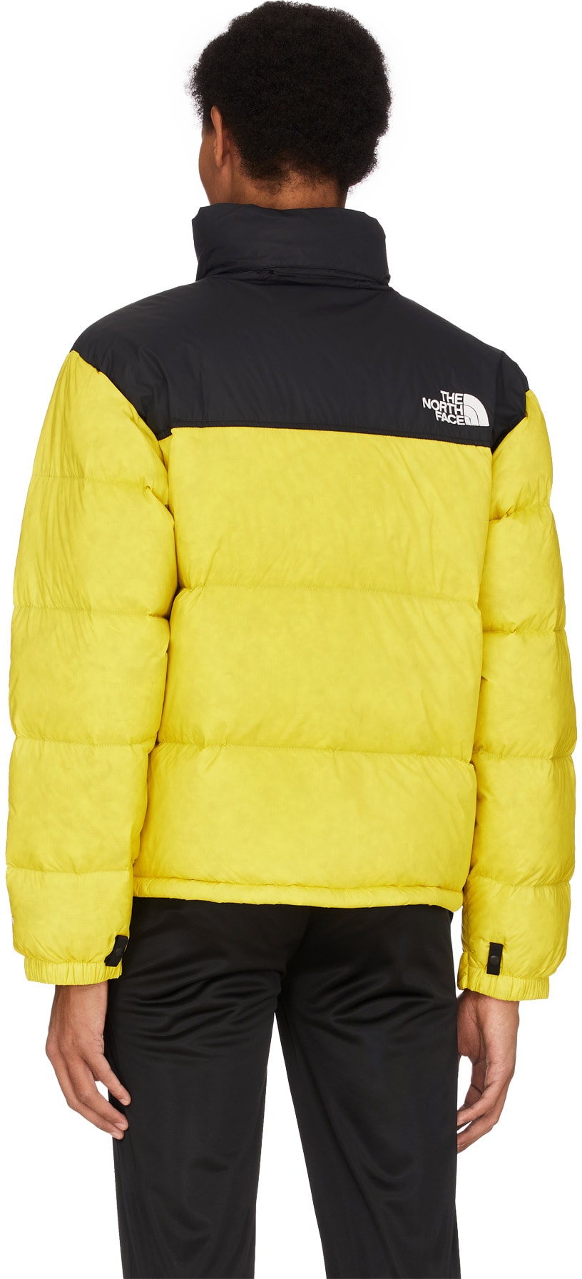 The North Face: Yellow 1996 Retro Nuptse Jacket - 3