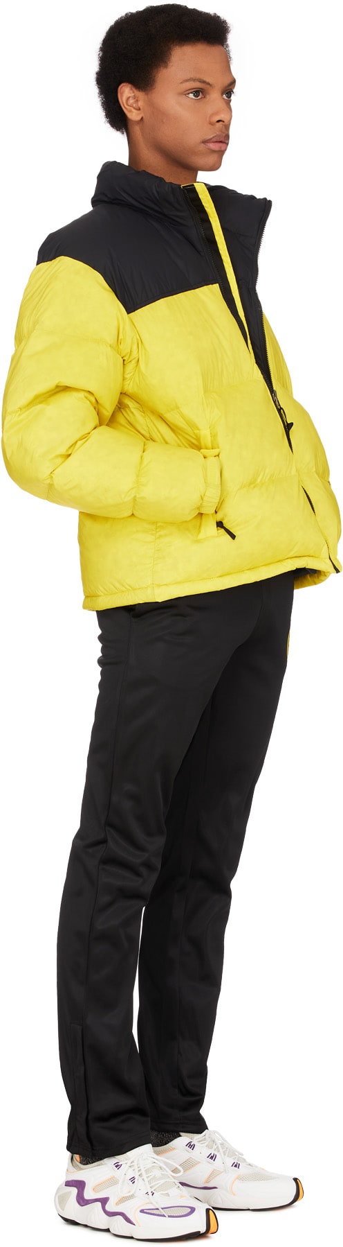 The North Face: Yellow 1996 Retro Nuptse Jacket - 4