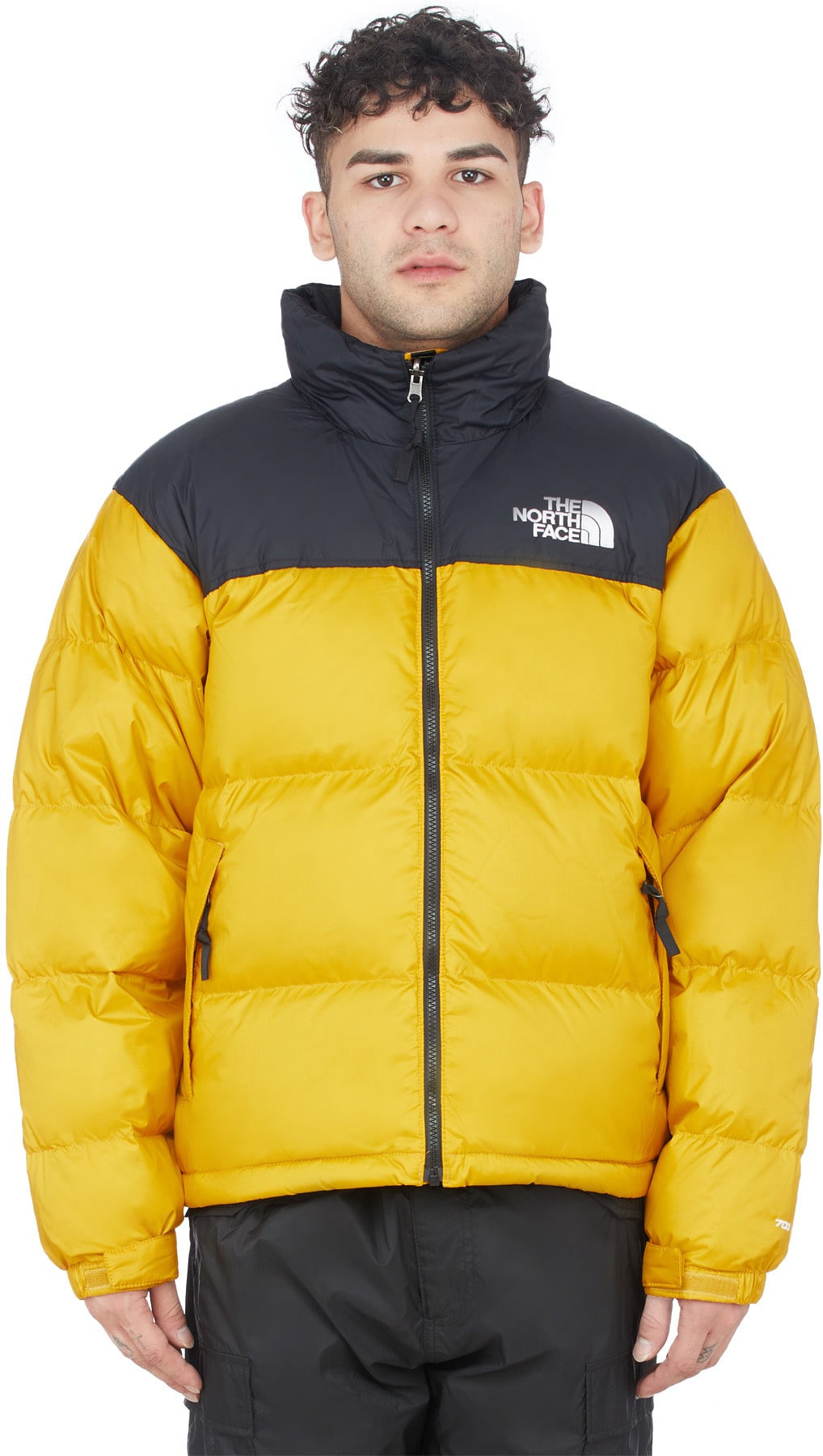 1996 nuptse jacket yellow best sale