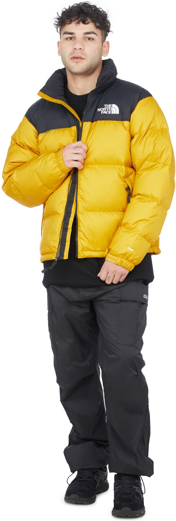 The North Face: Yellow 1996 Retro Nuptse Jacket - 4