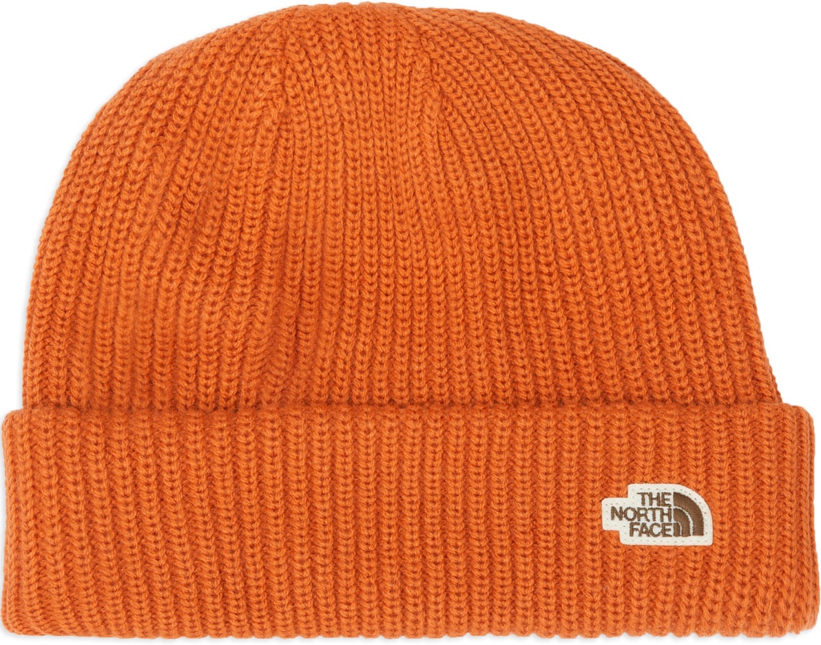 The North Face: Orange Salty Dog Beanie - 1