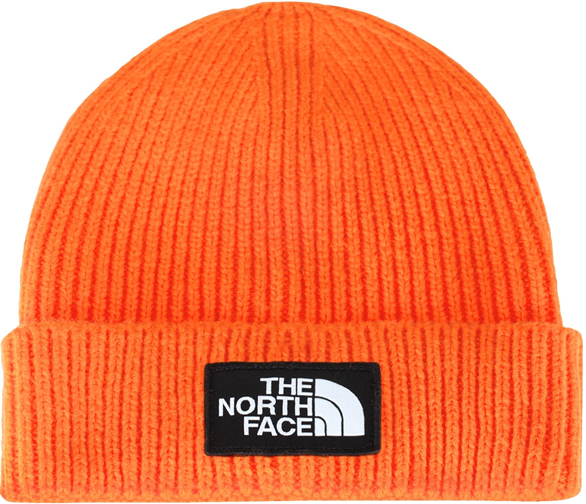 The North Face: Orange Bonnet Logo Box Cuffed TNF Orange - 1