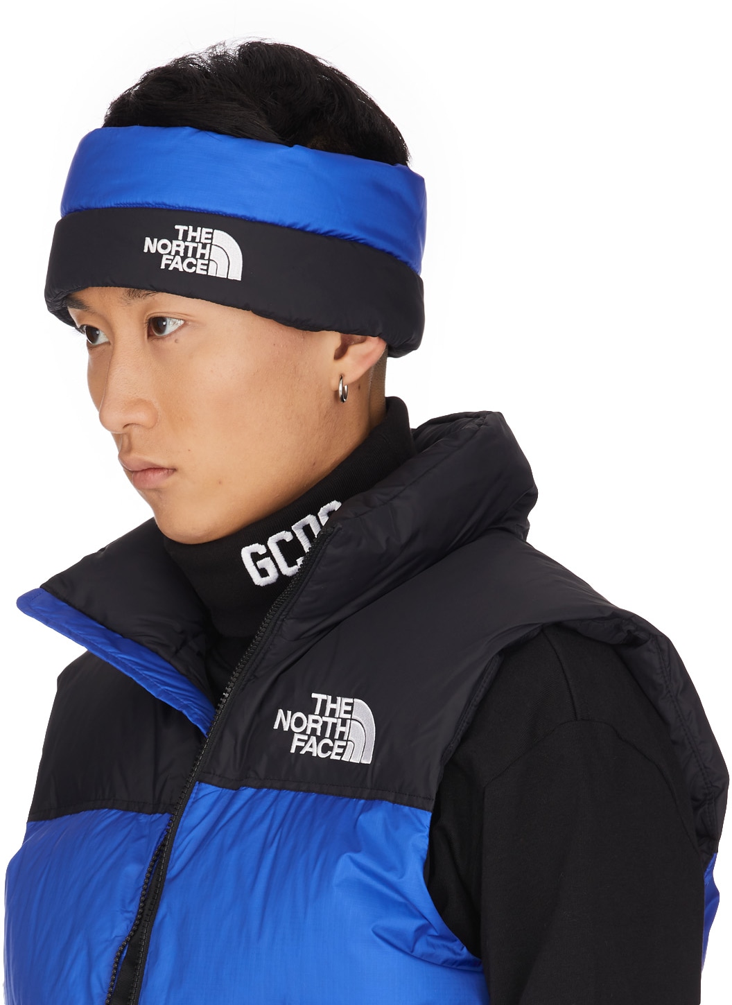 The North Face: Blue Nuptse Headband - 2