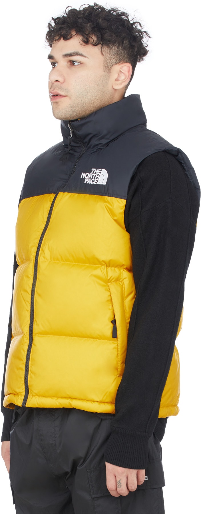 The North Face: Yellow 1996 Retro Nuptse Vest - 2