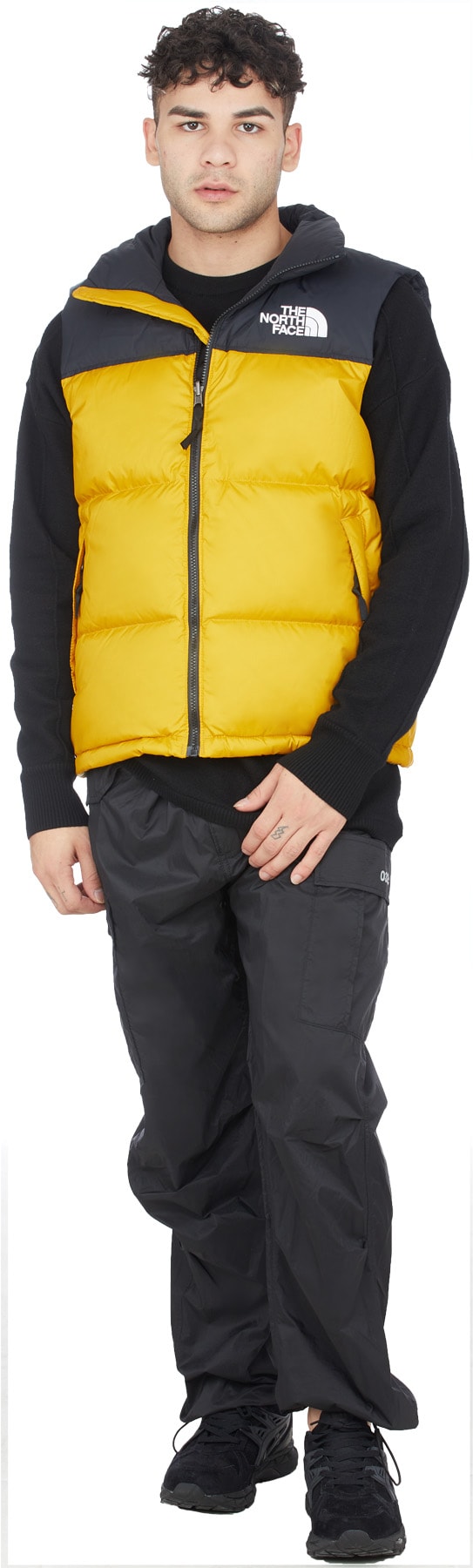 The North Face: Yellow 1996 Retro Nuptse Vest - 4