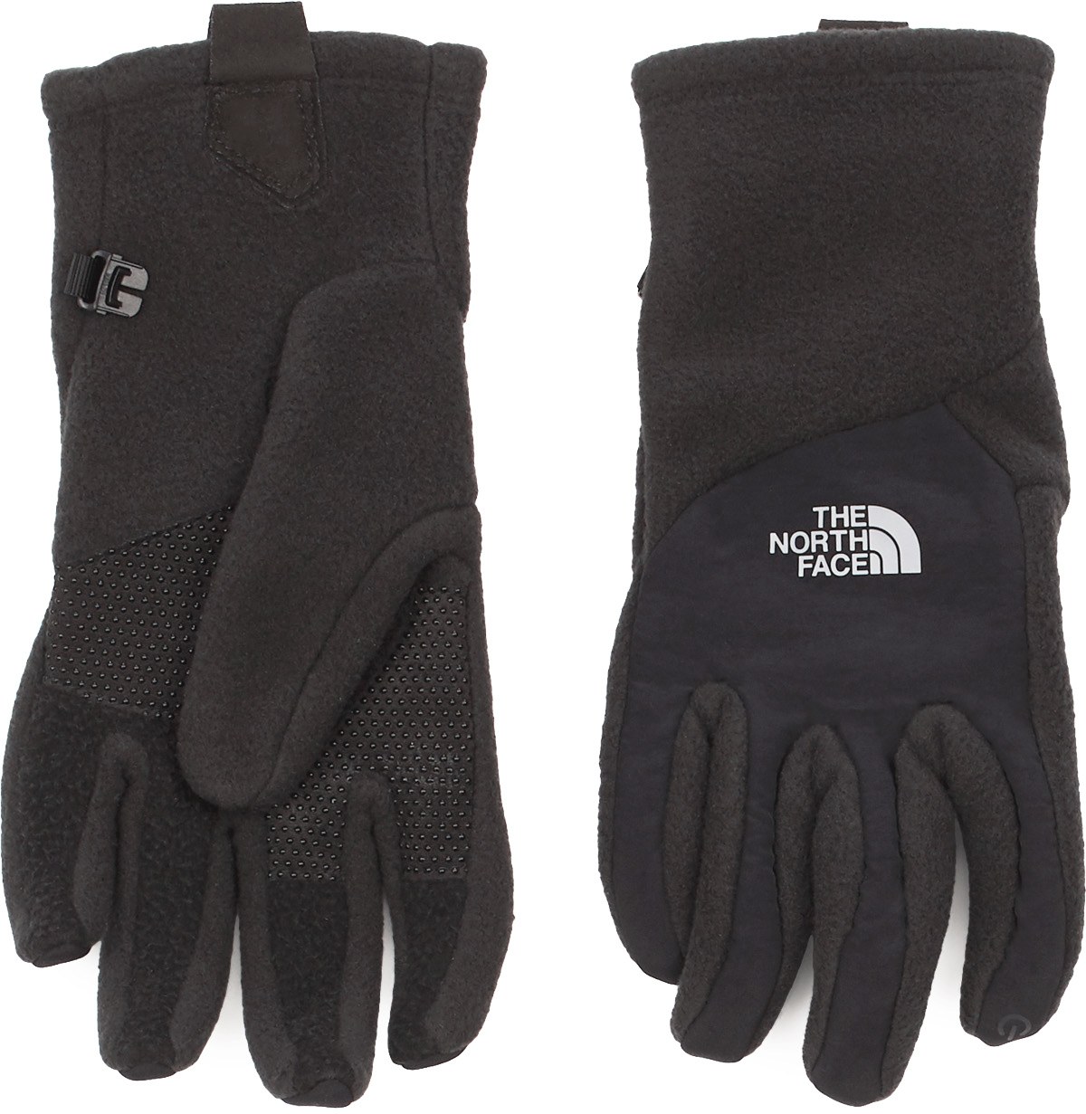 The North Face: Noir Gants Etip Denali Noir - 1