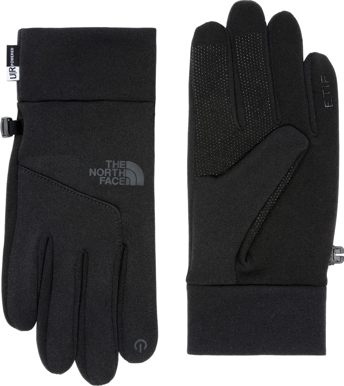 The North Face: Black ETIP™ Gloves - 1
