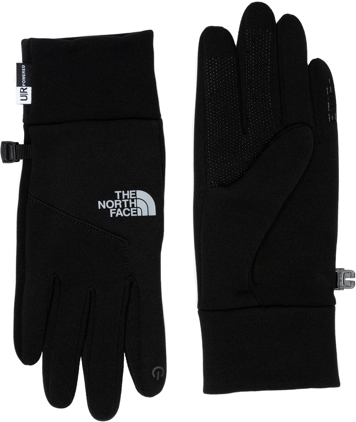 The North Face: Black ETIP™ Grip Gloves - 1