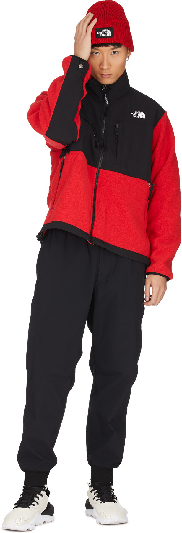 The North Face: Rouge Manteau 95 Rétro Denali Rouge - 4