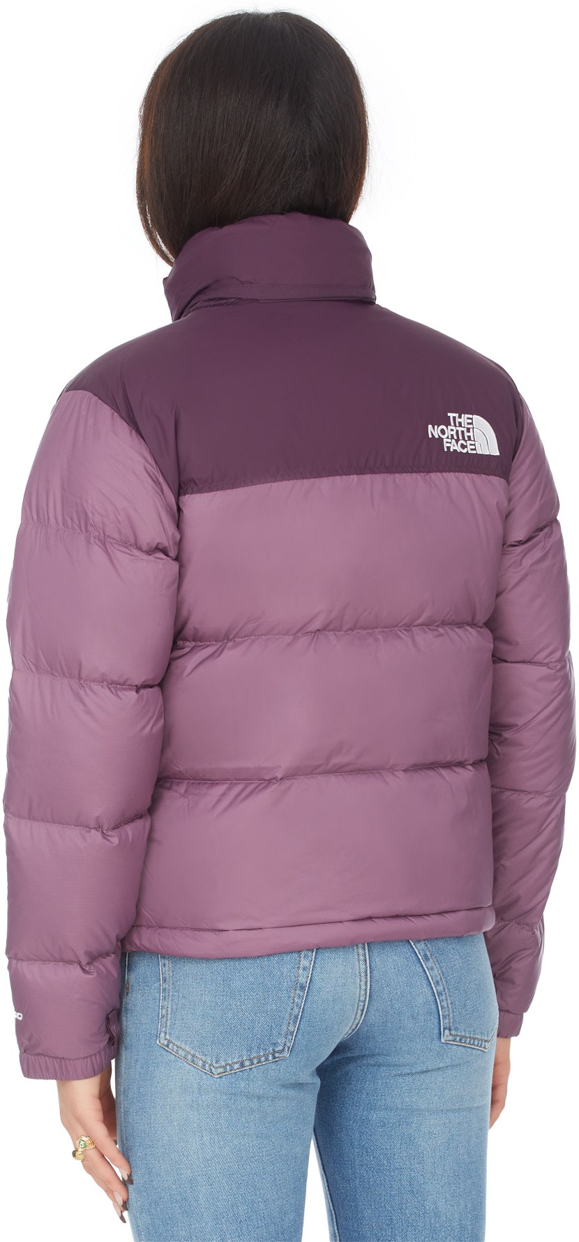 The North Face: Purple 1996 Retro Nuptse Jacket - 3