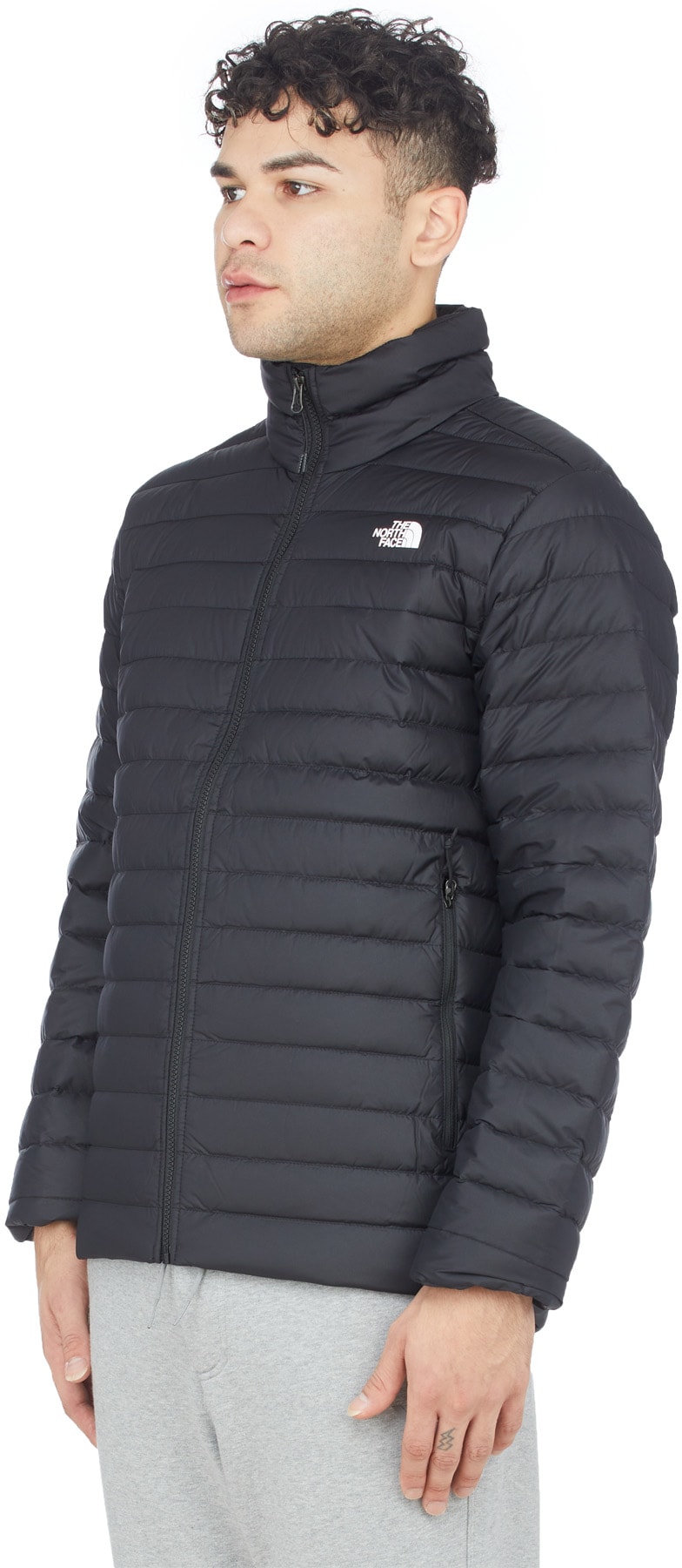 The North Face: Black Stretch Down Jacket - 2