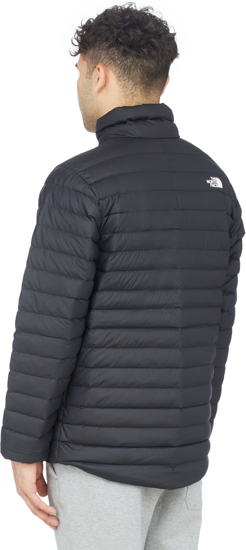 The North Face: Black Stretch Down Jacket - 3