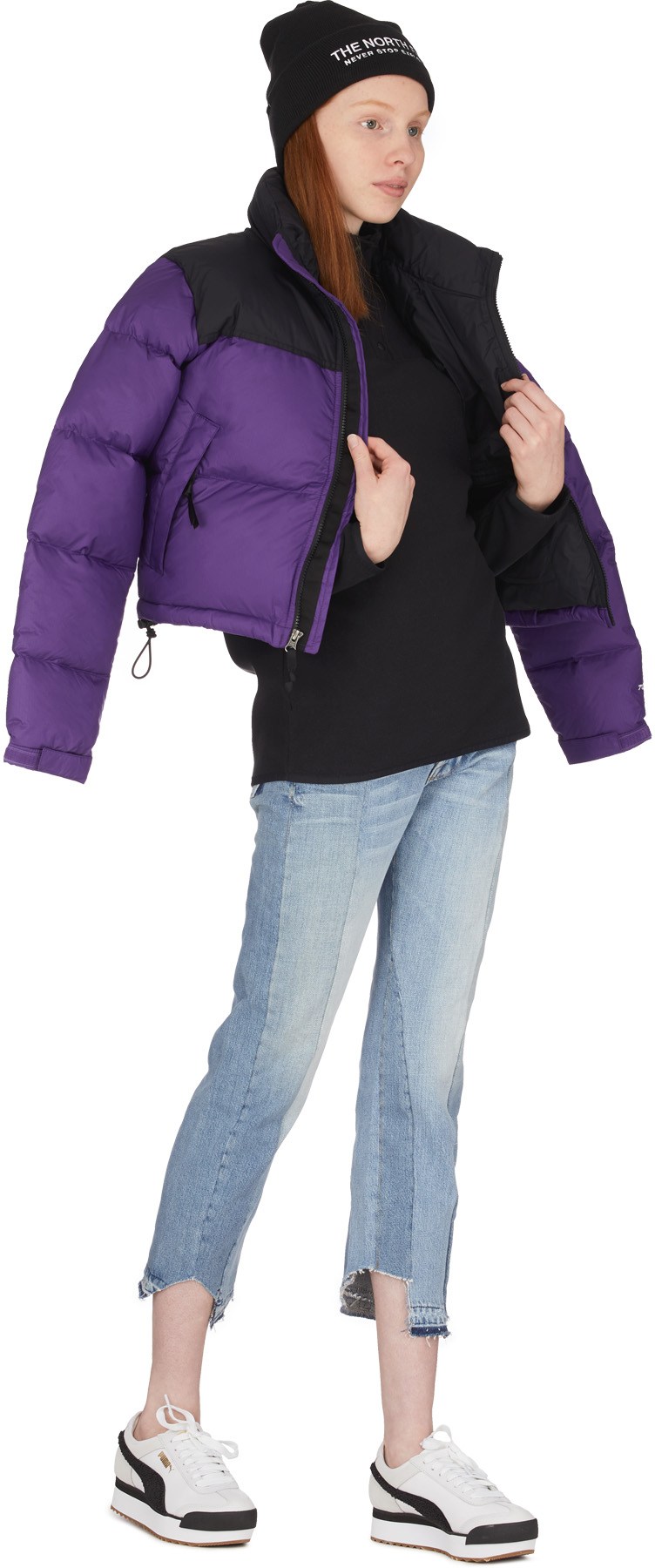 The North Face: Noir Pull TKA Col à Boutons Noir - 4