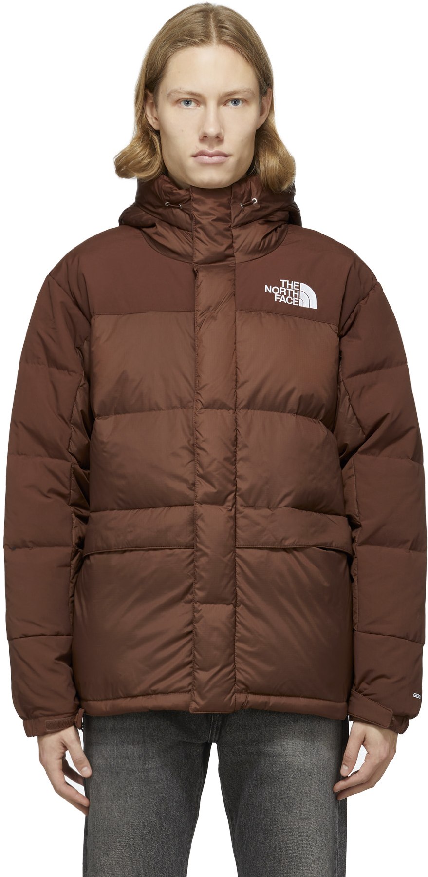 The North Face: Brown Himalayan Down Parka - 1