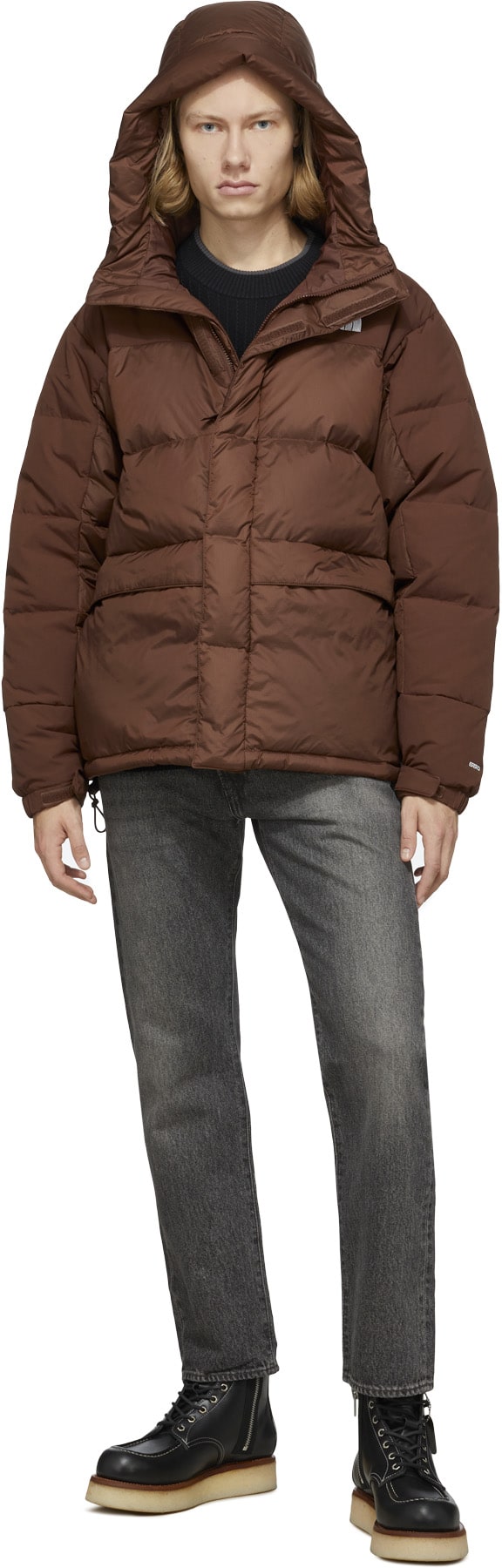 The North Face: Brown Himalayan Down Parka - 4