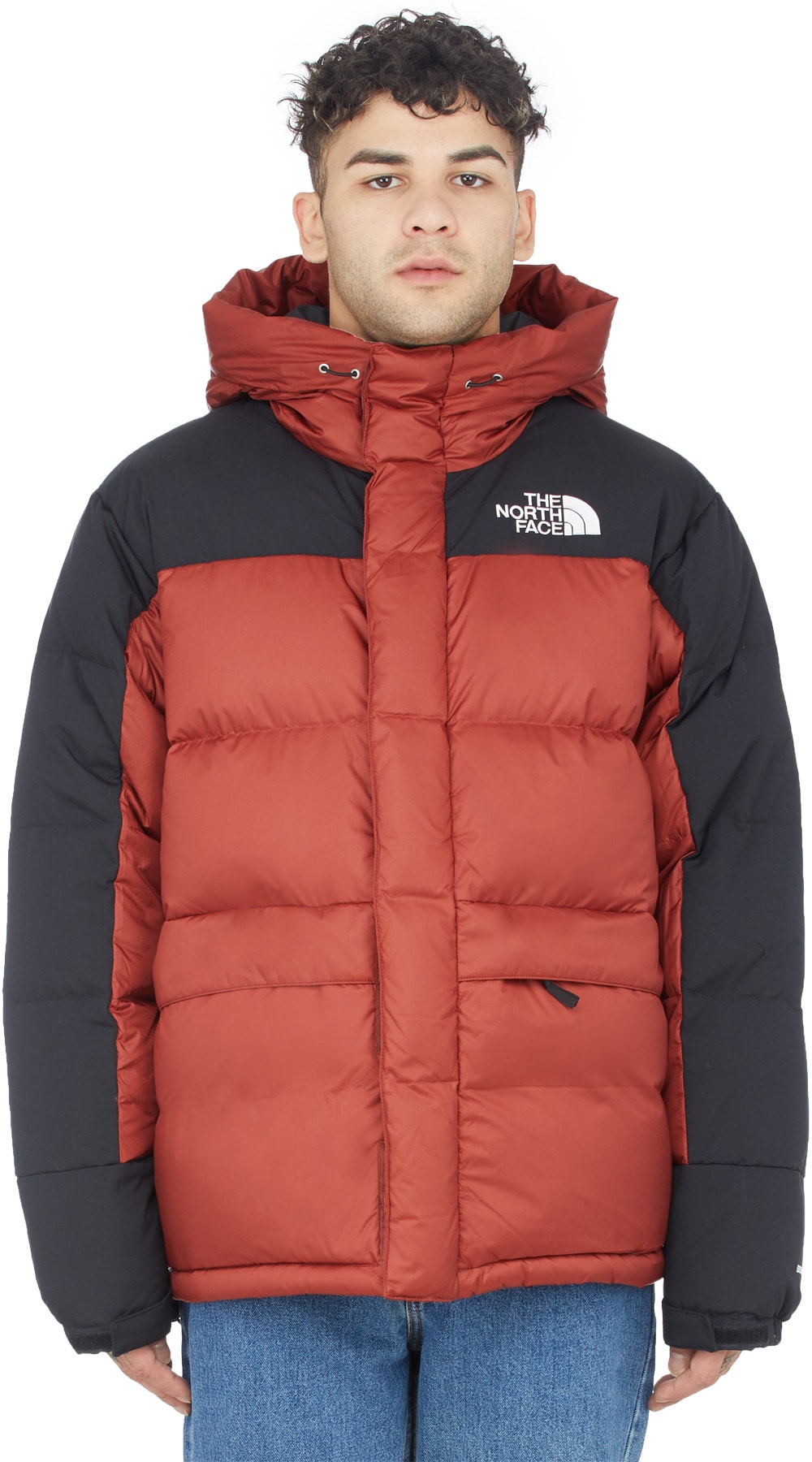 The North Face: Red Himalayan Down Parka - 1