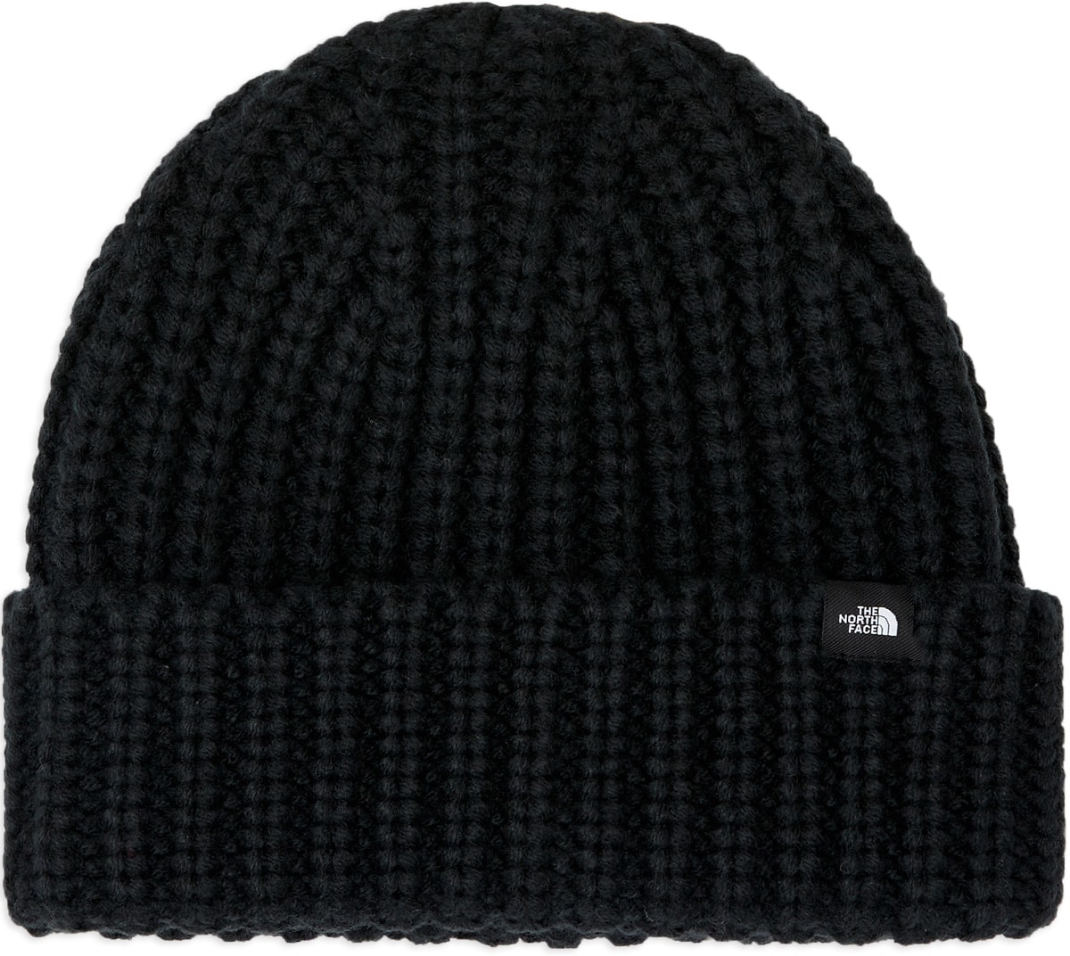 The North Face: Black Chunky Knit Watchman Beanie - 1