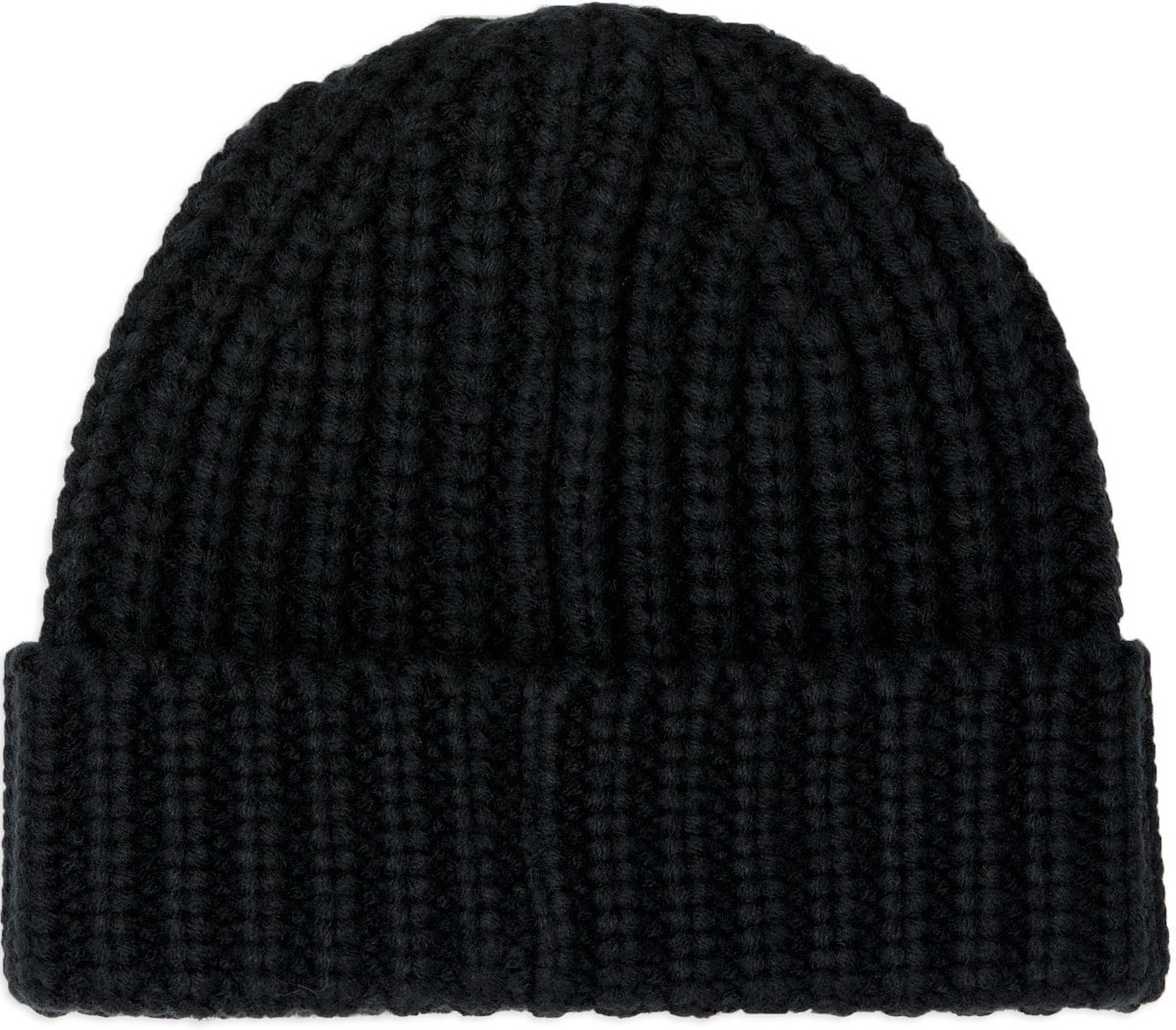 The North Face: Black Chunky Knit Watchman Beanie - 2