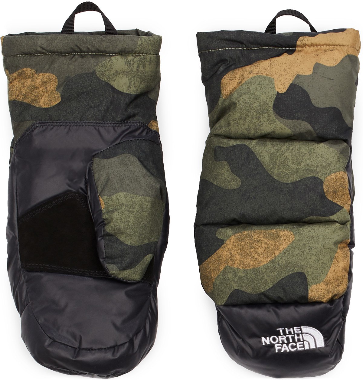 The North Face: Multicolor Nuptse Mitts - 1