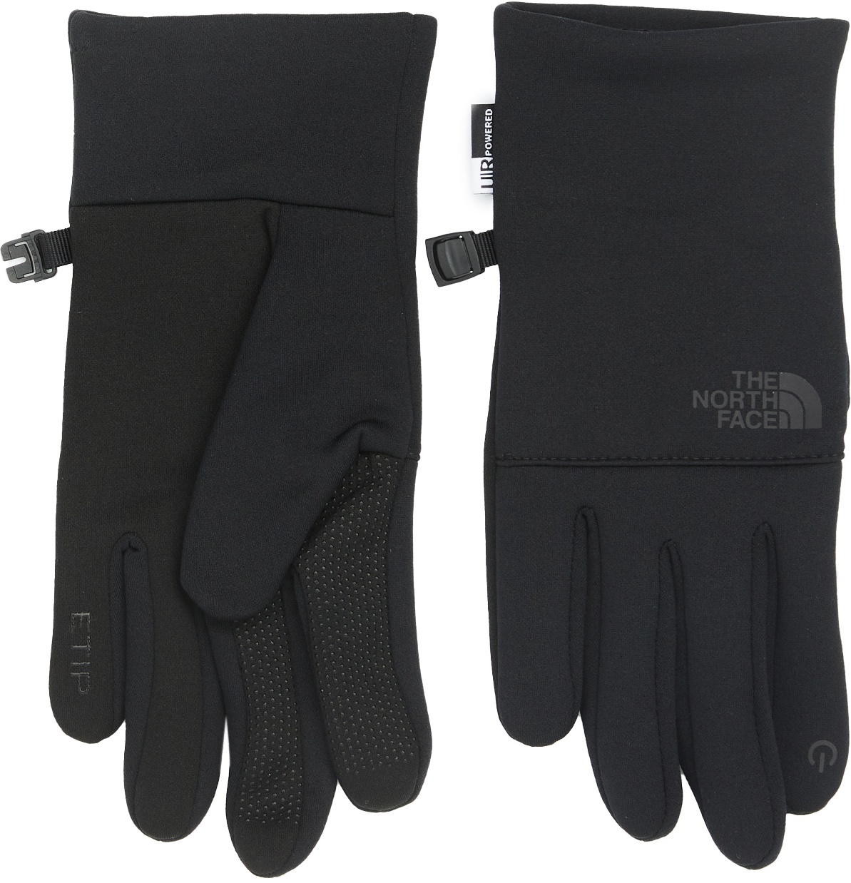 The North Face: Noir Gants recyclés Etip Noir - 1