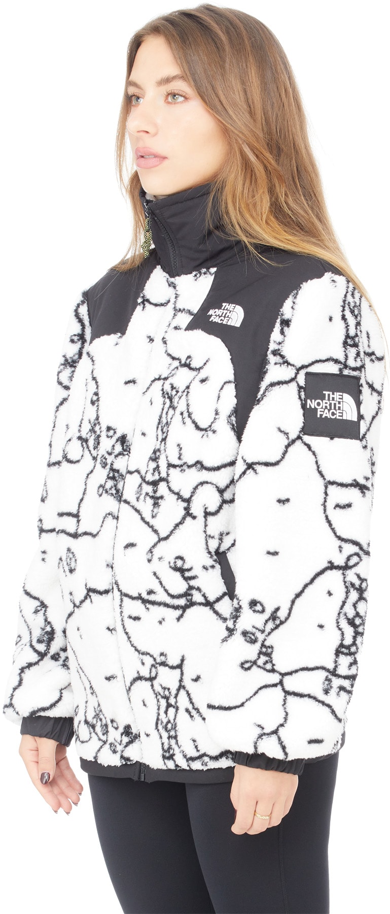 The North Face: Multicolor Black Box Oversize Sherpa Fleece Jacket - 2