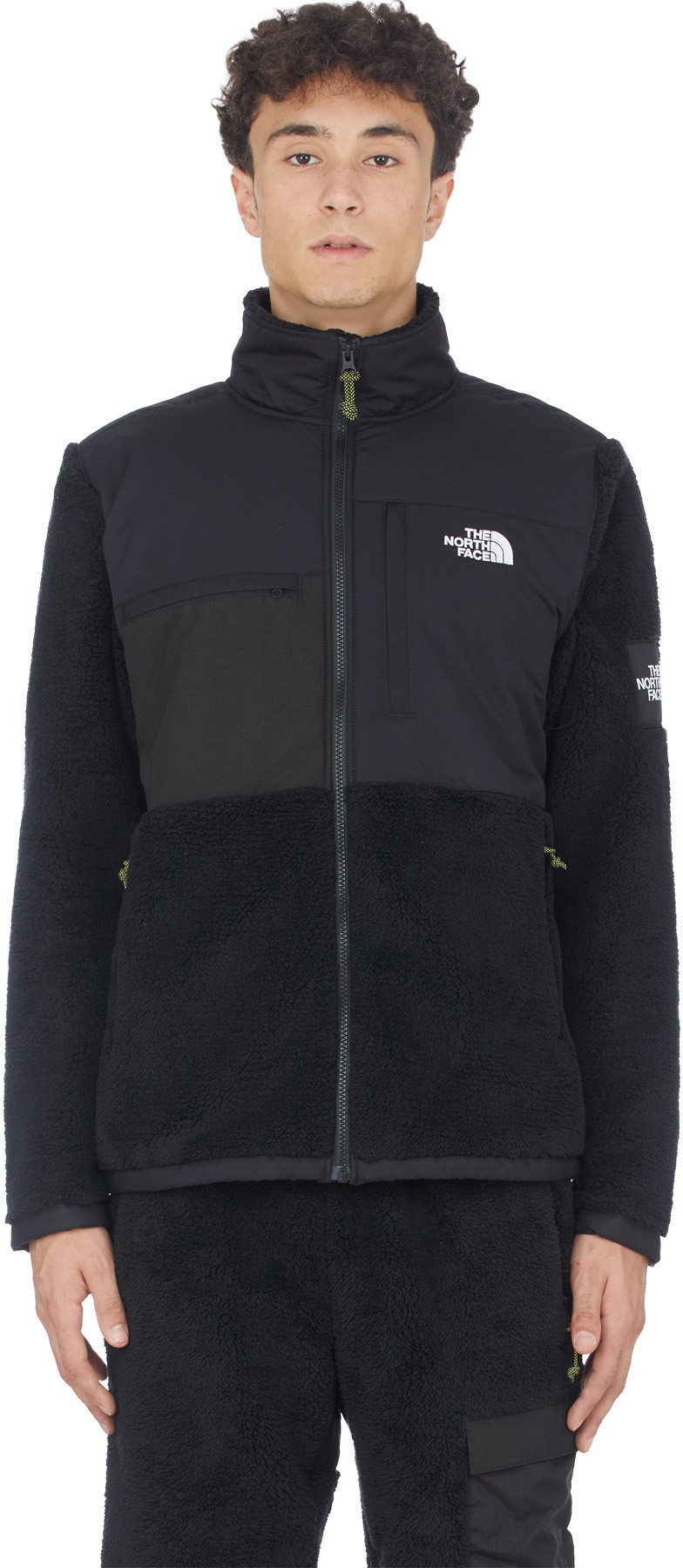 The North Face: Black Black Box Denali Sherpa Jacket - 1