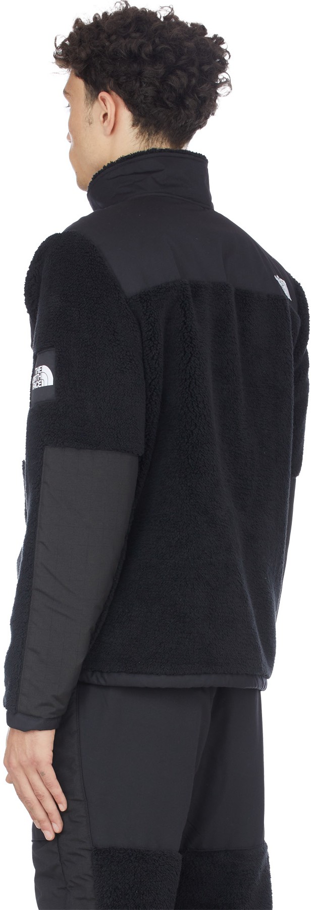 The North Face: Black Black Box Denali Sherpa Jacket - 3