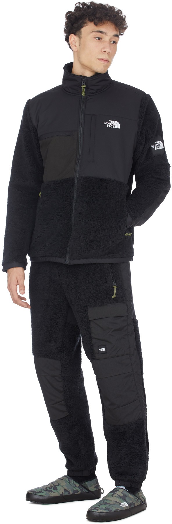 The North Face: Black Black Box Denali Sherpa Jacket - 4