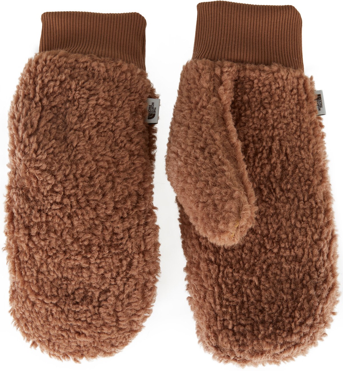 The North Face: Brown Ridge Fleece Mitts - 1