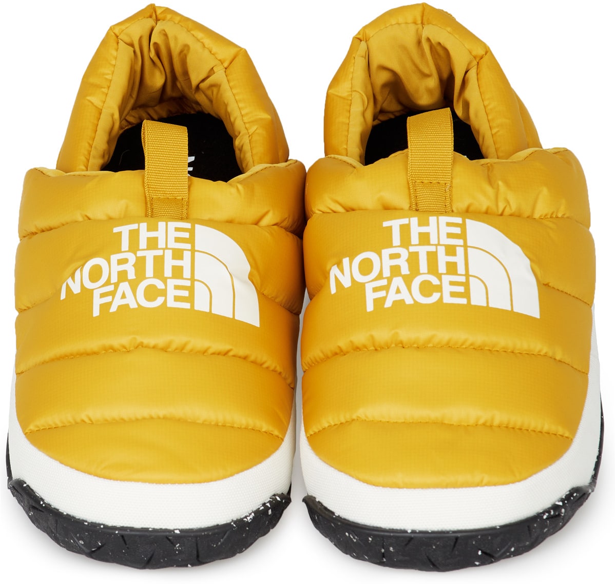 The North Face: Yellow Nuptse Mule - 4