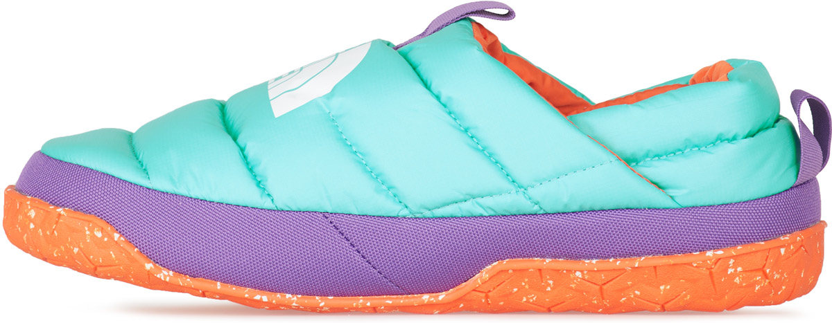 The North Face: Blue Nuptse Mules - 2