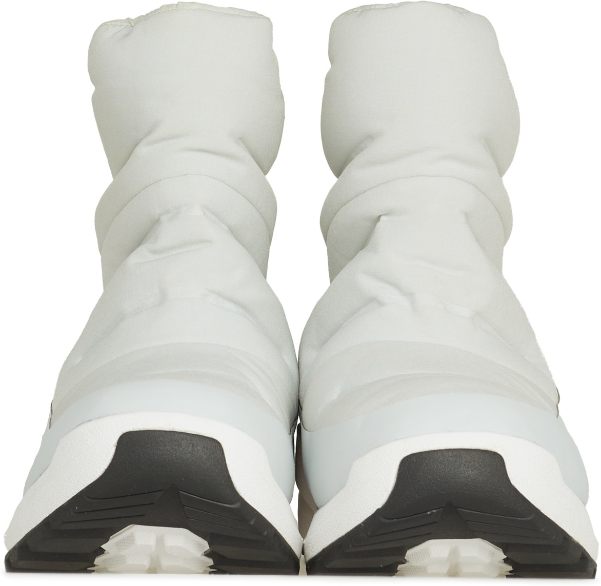 The North Face: Grey Nuptse II Bootie - 3