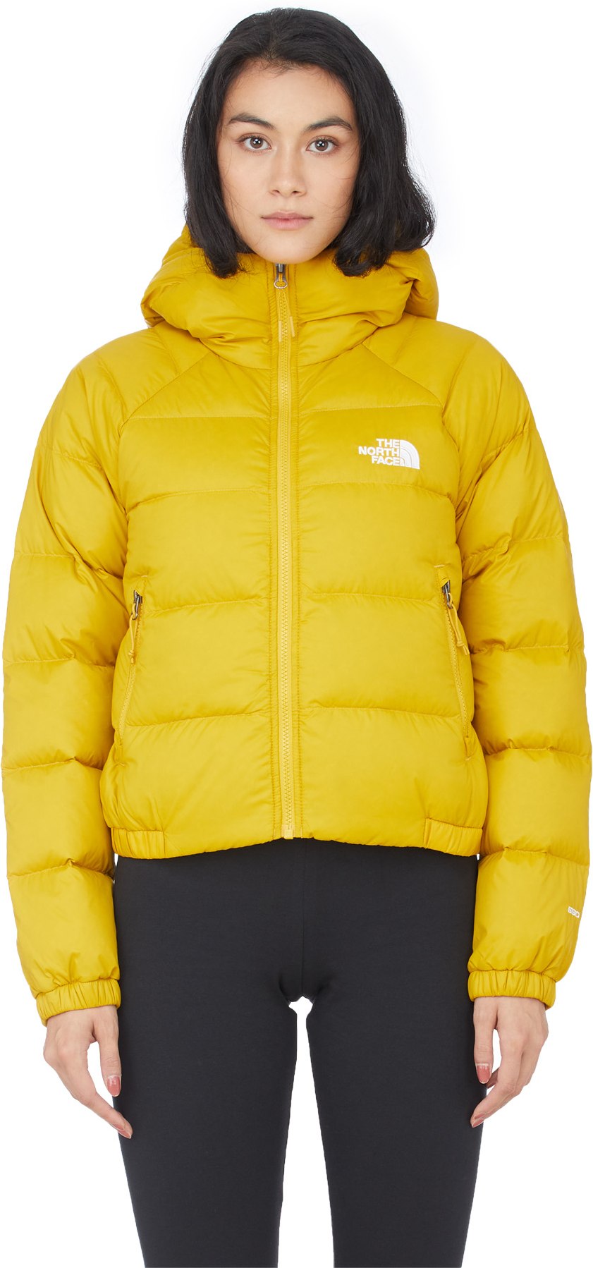 The North Face: Yellow Hydrenalite Down Hoodie - 1