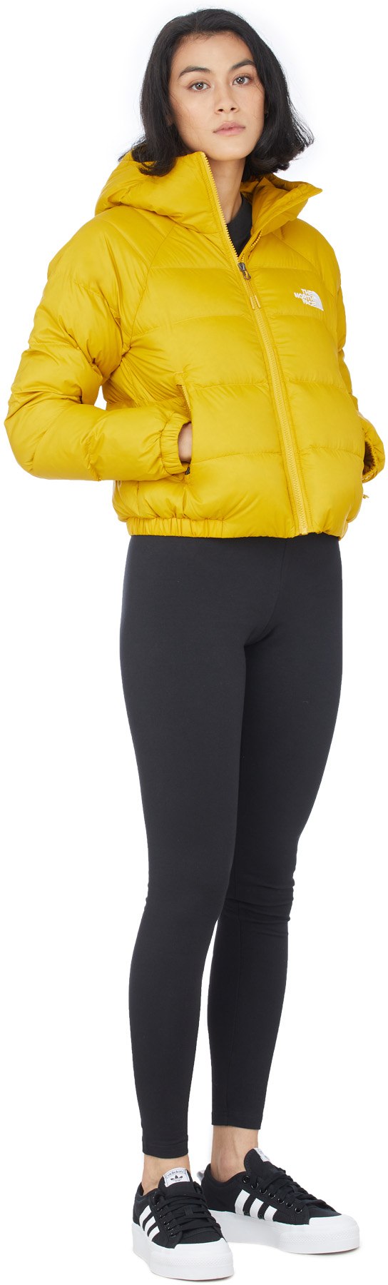 The North Face: Yellow Hydrenalite Down Hoodie - 4