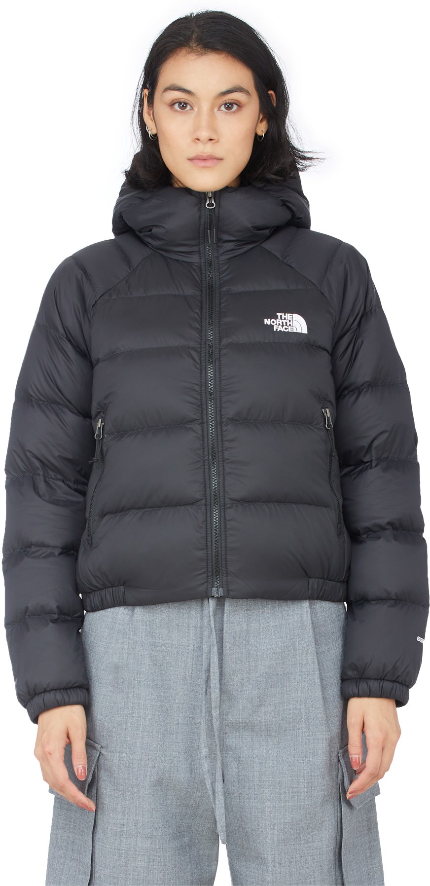 The North Face: Black Hydrenalite Down Hoodie - 1