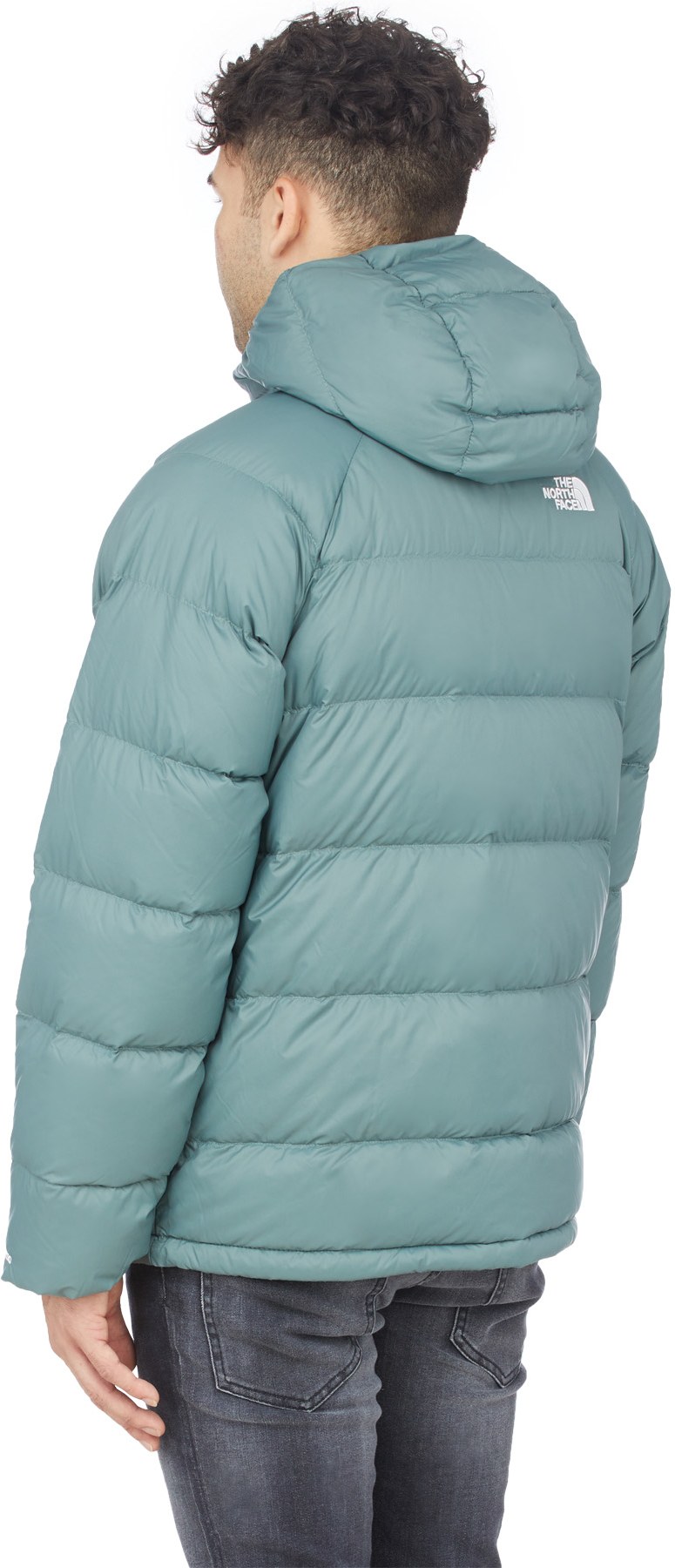 The North Face: Green Hydrenalite Down Hoodie - 3