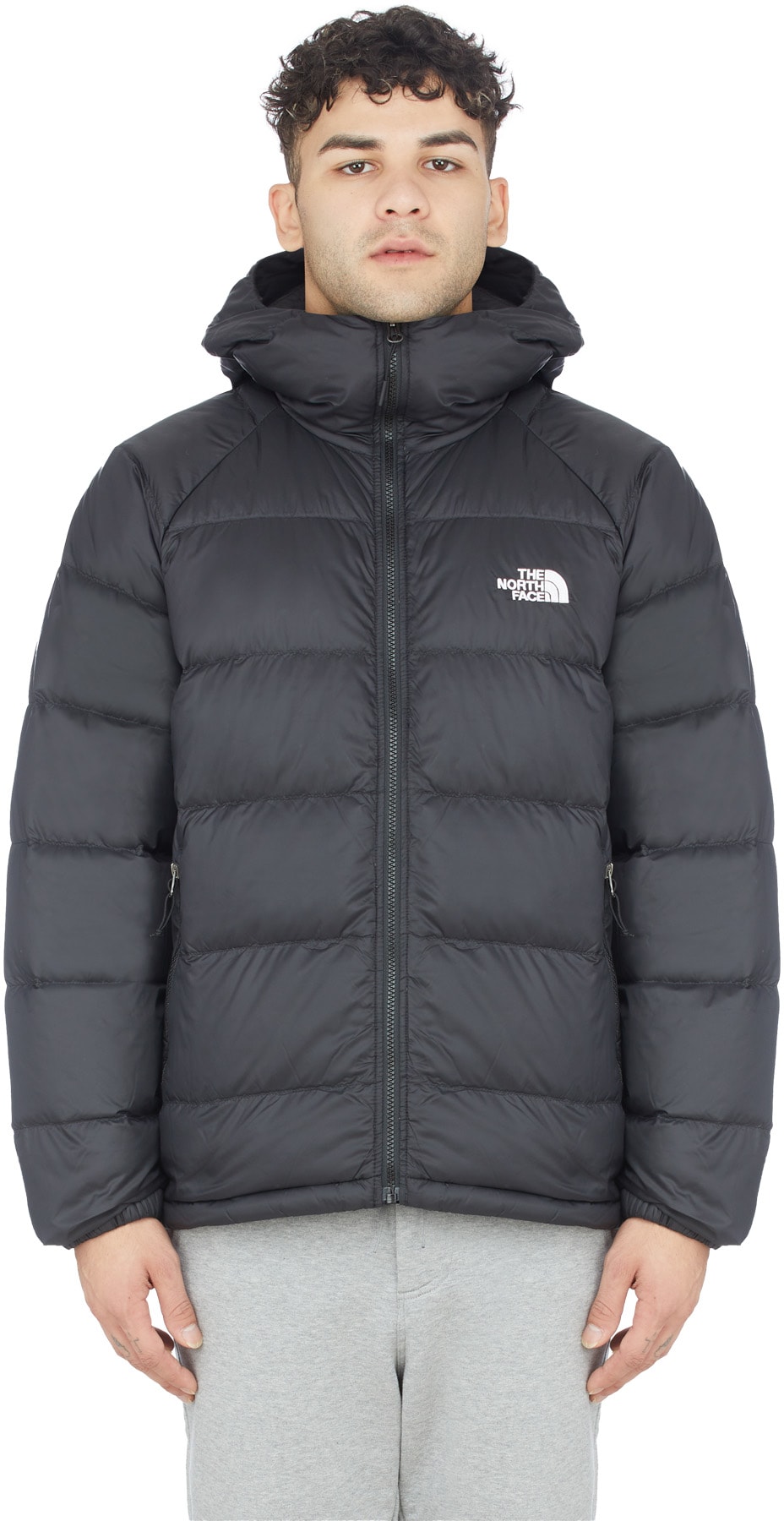 The North Face: Black Hydrenalite Down Hoodie - 1