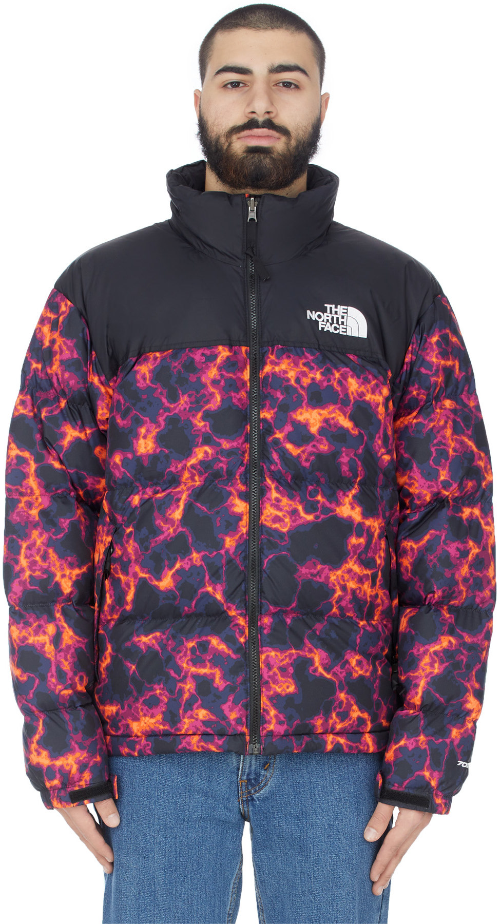 The North Face Multicolor 1996 Printed Retro Nuptse Jacket influenceu United States influenceu