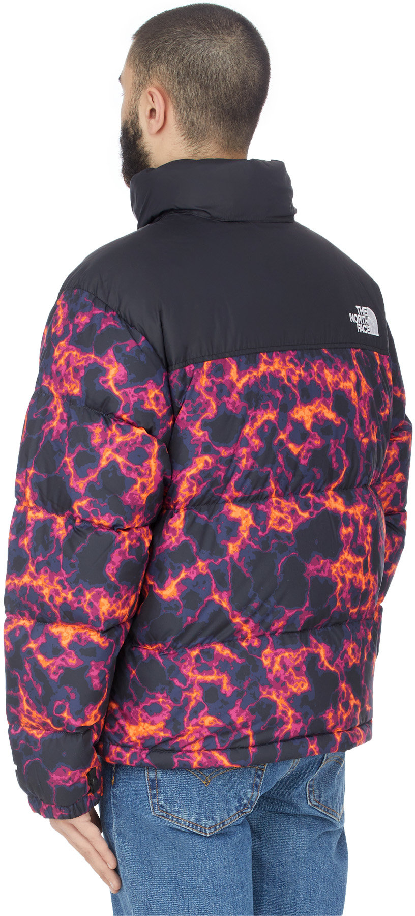 The North Face: Multicolor 1996 Printed Retro Nuptse Jacket - 3