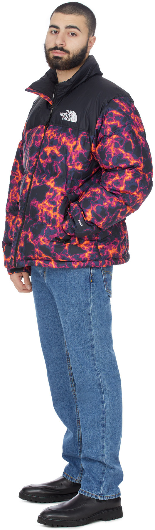 The North Face: Multicolor 1996 Printed Retro Nuptse Jacket - 4