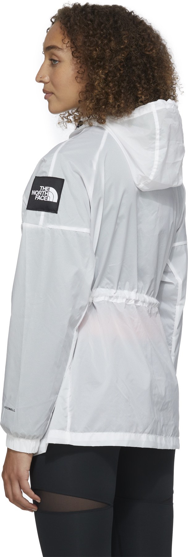 The North Face: White Phlego Wind Jacket - 3