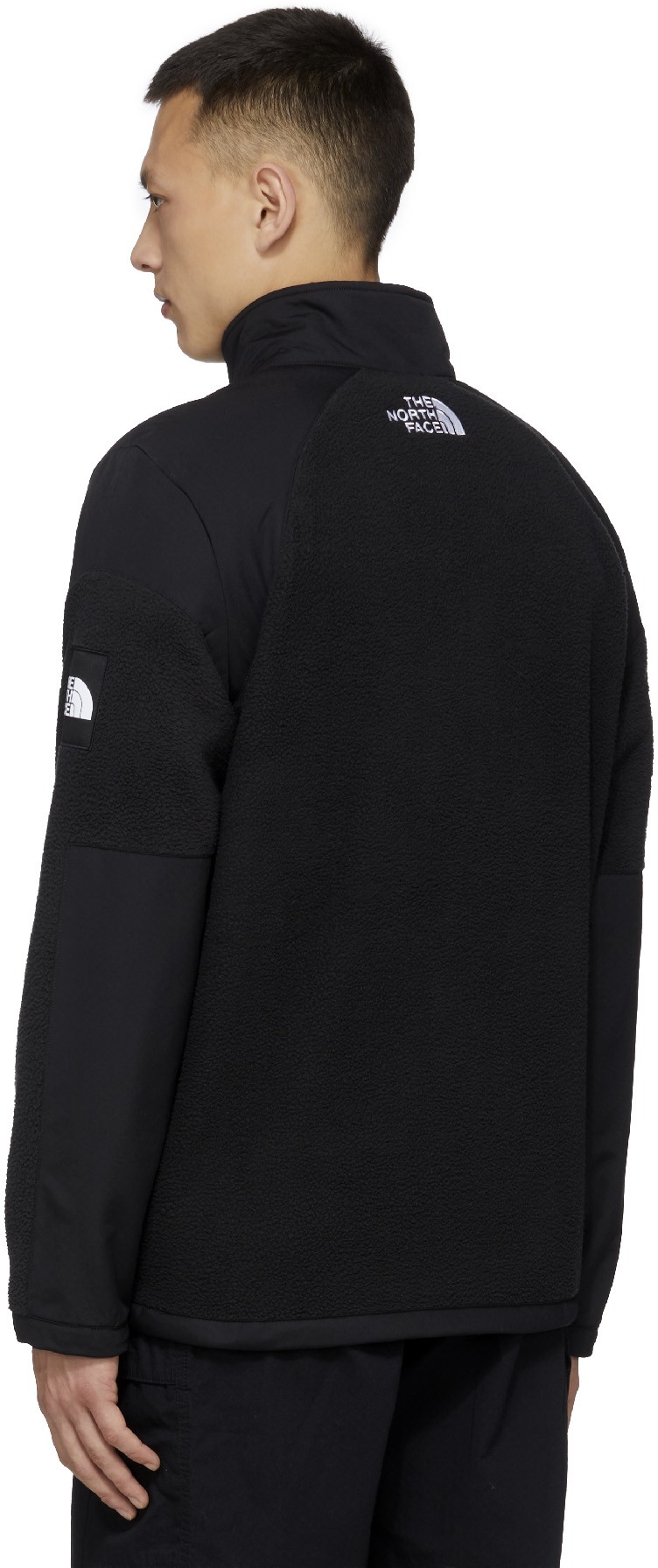 The North Face: Black Phlego Denali Fleece Jacket - 3