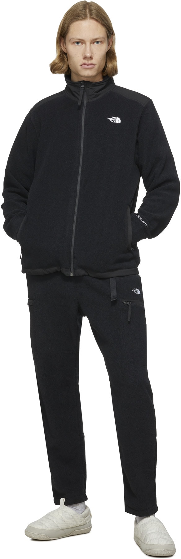 The North Face: Black Alpine Polartec® 200 Pants - 4