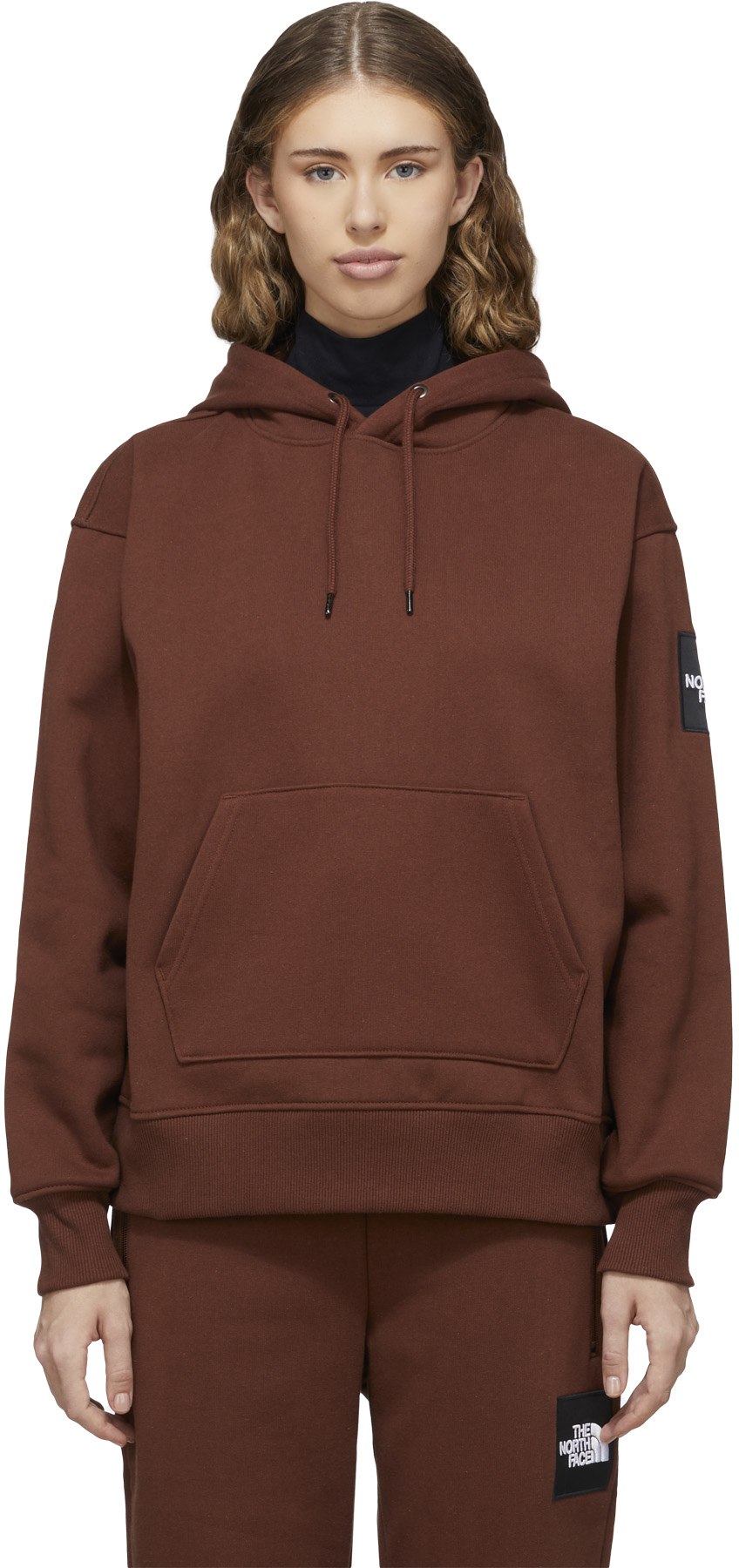 The North Face: Brown Heavyweight Box Hoodie - 1