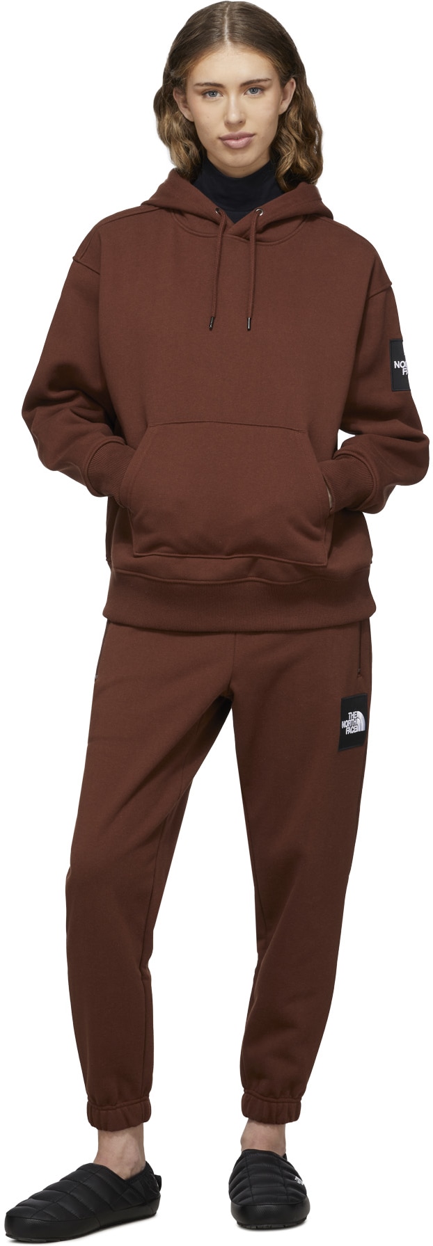 The North Face: Brown Heavyweight Box Hoodie - 4